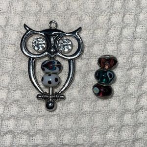 Owl Necklace Pendant